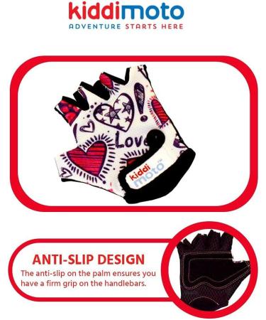Kiddimoto Cycling Gloves for Children | Unisex MM Size (4-8y) | Perfect for Kids' Outdoor Fun - Buy Online on GoSupps.com