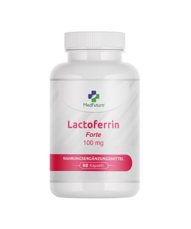 Lactoferrin 100 mg - 60 capsules - supports the iron absorption and immune function Lactoferrin Dietary supplements for adults - Buy Online on GoSupps.com