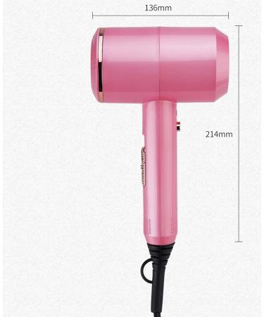 Hair Dryer Powerful Lady Hair Dryer Lightweight Professional ion Hair Dryer Anti-frizz Compact 110w Quick-Drying Pink - Buy Online on GoSupps.com
