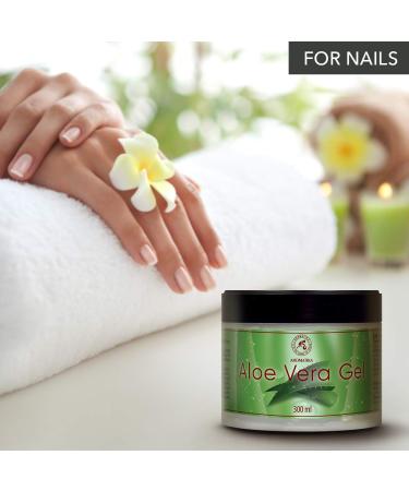 Aloe Vera Gel 300ml - Moisturizer for Face Hair & Body - Soothing Cooling Gel for All Skin Types - Perfect for Dry Skin & Shaving - Buy Online on GoSupps.com