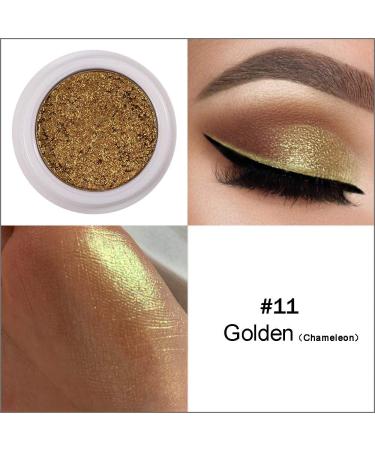 Quxunzzz Liquid Glitter Eyeshadow - Metallic Golden-Chameleon05 | Waterproof & Long Lasting Sparkling Eye Shadow Makeup - Buy Online on GoSupps.com