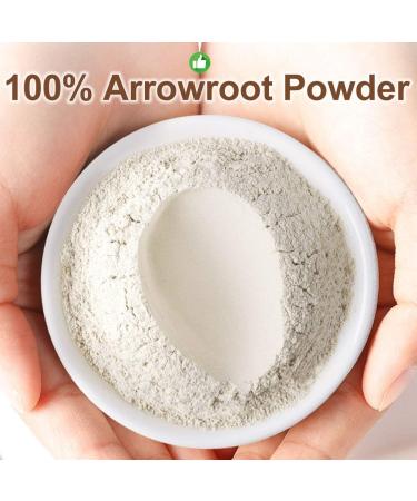 Organic Arrowroot Flour Powder - 100% Pure Puerariae Meal Replacement for Cooking & Baking - 100G/3.52oz - Buy Online on GoSupps.com
