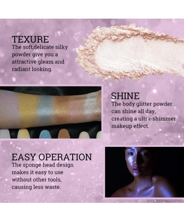 3 Colors Fairy Highlight Patting Powder - Upgrade Shimmer Face and Body Highlighter Stick - Natural Three-dimensional Glow - Makeup Highlighter Stick - Buy Online on GoSupps.com