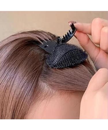 Invisible Hair Clip | Sponge Clip Front Hair Base Sponge Clip Front Hair Base Puff Hair Head Cushion Increase Hair Pad Comb Bump up Volume Hair Base for Hairstyle Tools Accessories Lencyh Black - Buy Online on GoSupps.com