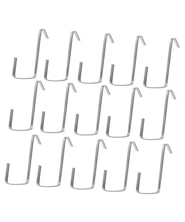 Zerodeko Kitchen Utensil Hooks 40pcs Door Hook Over Door Clothes Hanger Rack Christmas Ornaments Hook Stainless Steel Hook Towel