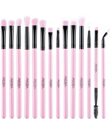 Eye Makeup Brush Set. Includes - Eyeshadow Brushes Blending Brush Brow Brush Eyeliner Brush & more 14 Brushes .