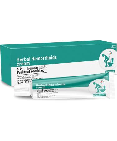 POUWANS Hemorrhoid Cream Quickly Relieves Swelling Pain Burning and Itching Relieve Skin Irritation Suitable for All Skin Types.(0.7Oz)