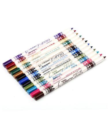 Didiseaon Coffret De 12 Crayons Paupi res Pour Femme Marron Et