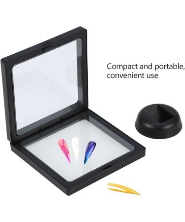 2Colors Manicure Nail Art Display Stand Frame Assembling Acrylic Nail Plate Tips Rack Tool Suitable for Various Shaped Nail Decoration Display.(Black) - Buy Online on GoSupps.com