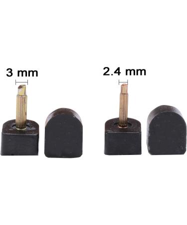 eMingo 24 Pairs High Heels Tips Replacement Caps with Pliers - 6 Inch Stiletto - Black (6 Sizes) - Buy Online on GoSupps.com