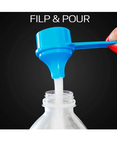 The Scoopie Supplement Container Pack of 4 - Green | Spill Proof Scoop and Funnel System for Pre/Post Workout Powder, Protein - Gym and Shaker Bottle Travel Accessory - Buy Online on GoSupps.com