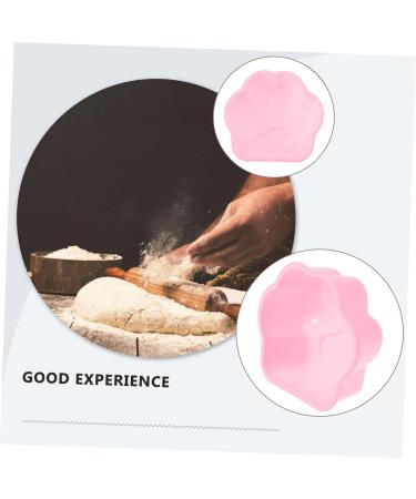PRETYZOOM 6pcs Silicone Cake Mold Ice Cube Moulds Round Silicone Molds Cupcake Baking Cups Silicone Mini Cakes Chocolate Molds Animal Chocolate Mold Paw Non Stick Can Silica Gel - Buy Online on GoSupps.com