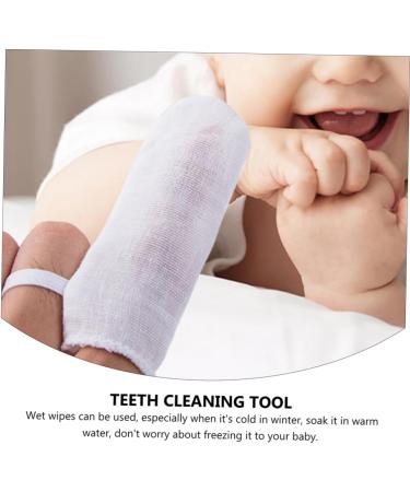 Shop Minkissy 18-Piece Baby Toothbrush Set | Gentle Gauze Fingerlings for 12+ Months | Effective Milk Stain Cleaning - Buy Online on GoSupps.com