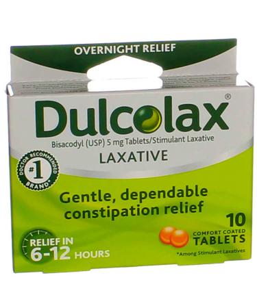 Dulcolax Laxative Tablets 10 Count pack of 4