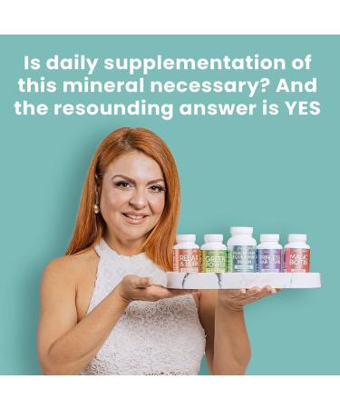 Jessica Wellness Magnesium Equilibrium Complex - 90 Vegan Citrate Capsules for Balanced Metabolism, Heart, and Bone Health - Buy Online on GoSupps.com
