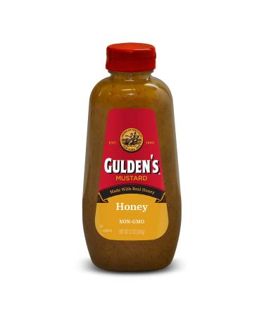 GULDEN'S Honey Mustard Squeeze Bottle 12 oz. 12 Count(Pack of 1)