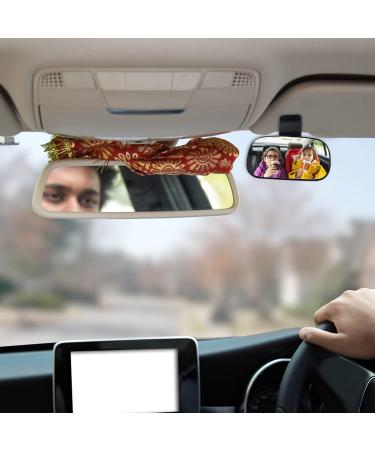 360 Adjustable Baby Car Mirror | Shatterproof Rearview Safety Mirror with Clip | Wide Angle Convex Mirror for Rear Kids, Babies, Infants - Buy Online on GoSupps.com