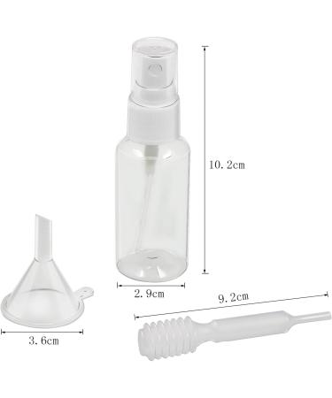Kakoo 18th Beauty Atomizer Set - 12x 30ml Transparent Spray Bottles for Travel | Perfume Sprayer Set with Funnels & Pipette - Buy Online on GoSupps.com