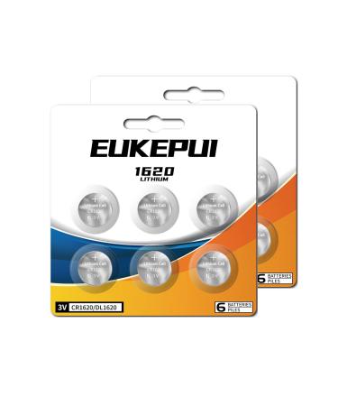 CR1620 3V Lithium Coin Cell Battery-12 Count