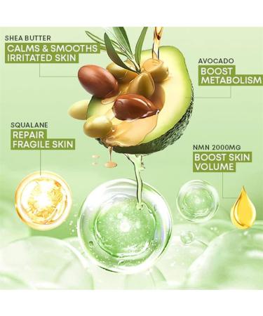 AVO'CURE Squalane Reduce Celluli Body Scrub Deep Exfoliates Organic Body Shower Scrub For Hand Foot Stretch Marks Moisturizing Nourishes Skin (250g) - Buy Online on GoSupps.com