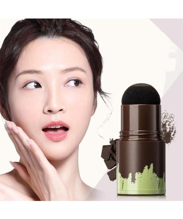2PCS Hairline Powder Stick for Root Touch Up - Waterproof Hair Shadow Powder in Dark Brown Shade for Gray Hair Coverage and Thin Hair - Hair Filler Powder with Shading Sponge Pen - Buy Online on GoSupps.com