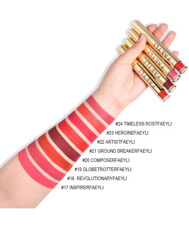 FAEYLI MAKEUP Matte Liquid Lipstick - 24 Hour Stay Waterproof Long Lasting Lip Gloss (Artist FAEYLI) - Buy Online on GoSupps.com