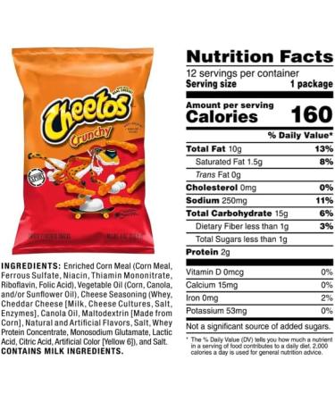 Original American Cheetos Combo Pack of 2 | Classic Crunchy and Flamin' Hot Crunchy | 8oz(226g) | Extreme Hot Challenge | Party Snack | Made with Real Cheese | By BEXICO - Buy Online on GoSupps.com