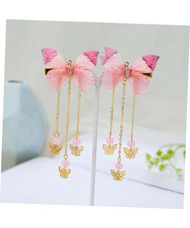 FRCOLOR Accessories Pairs hanfu butterfly headdress kids kimono hair accessories hairpin with tassel metallic hair clips girl hair clips fairy jewelry for girls alloy Costume child Kids - Buy Online on GoSupps.com