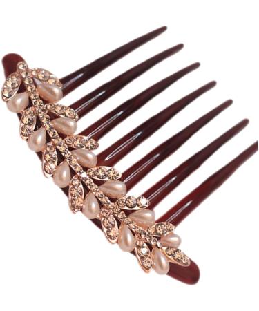 Beaupretty Comb bridal hair jewelry women hair decoration antique hair comb crystal hair pin fairy hear clips hair side comb bun holder clip wedding plastic South Korea bangs Wedding - Buy Online on GoSupps.com