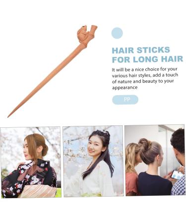 Mikinona Bunny Hairpin Rabbit Year Hair Stick Hair Ornaments for Women Womens Hair Clips Hair Sticks for Hair Retro Chignon Pin Easter Chinese Hair Sticks Shawl Pin Japan Wood Miss Classic - Buy Online on GoSupps.com