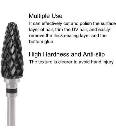 Ceramic Nail Drill Bits - 3/32" Shank Flame Bit for Professional Electric Nail Drill Removing Gel Nails & Acrylic Nails Cleaning up Cuticle Area (XC Grit) - Buy Online on GoSupps.com