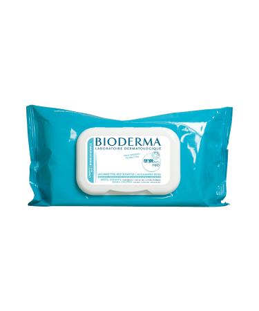 Bioderma - ABCDerm H20 - Baby Cleansing Wipes - Biodegradable Body Wipes for Newborn and Children 60 Count (Pack of 1)