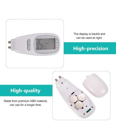 Veemoon 1 Set Moisture Tester Digital Skin Detector Pen Portable Skin Analyzer Skin Water Oil Tester Digital Skin Analysis Digital Skin Meter Skin Care The Face Abs Moisture Meter White - Buy Online on GoSupps.com
