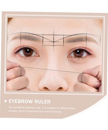 Healeved 4 Pcs Eyebrow Positioning Line Make up Accessories Eyebrow Makeup Ruler Tool Auxiliary Ruler Simple - Buy Online on GoSupps.com