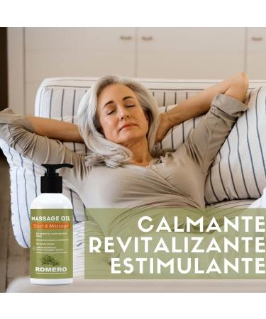  QKnatur ROSEMARY - Massage oil with high content of rosemary essential oil and extracts of harpagofito and calendula - muscle recovery - 500 ml. - Buy Online on GoSupps.com