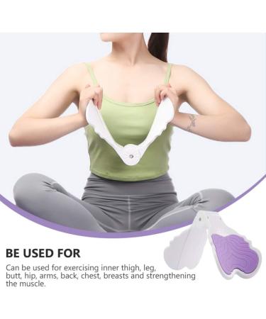 Healifty Yoga Inner Thigh Trainer for Women - Hip Rehabilitation & Muscle Exerciser Tool | Purple Buttocks Trainer - Buy Online on GoSupps.com