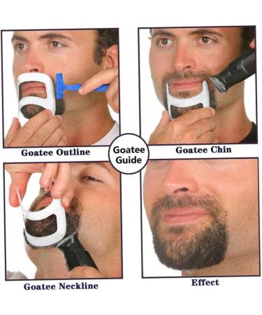 Beard Shaping Template Tools Hairline Lineup Shaper Grooming Kit Neckline Shaving Template Guide DIY Trimmer Template for Men 5PCS Trimmer Clipper Combs Shaving Hair Removal - Buy Online on GoSupps.com