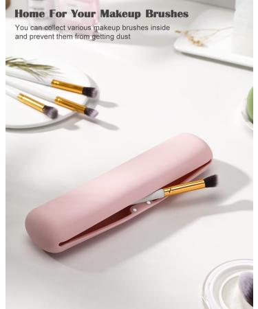Corneria Large Magnetic Makeup Brush Holder | Portable Organizer & Storage Box for Travel | Slim Soft Makeup Bag in Rosa L - Buy Online on GoSupps.com
