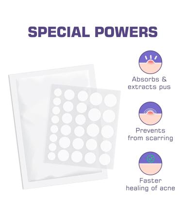 Mandabloom Acne Pimple Patches (210 Pack) with Tea Tree Oil & Salicylic Acid - Hydrocolloid Acne Dots for Face Zits & Breakouts - Buy Online on GoSupps.com