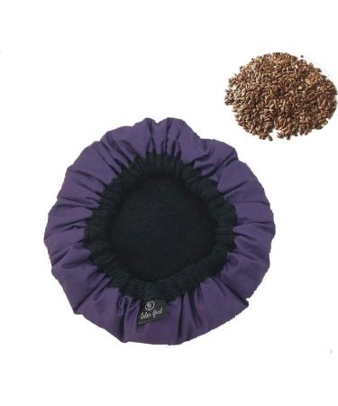 Flaxseed Heat Cap for Deep Conditioning - Natural Thermal Cap + 10 Disposable Shower Caps (Black) - Buy Online on GoSupps.com
