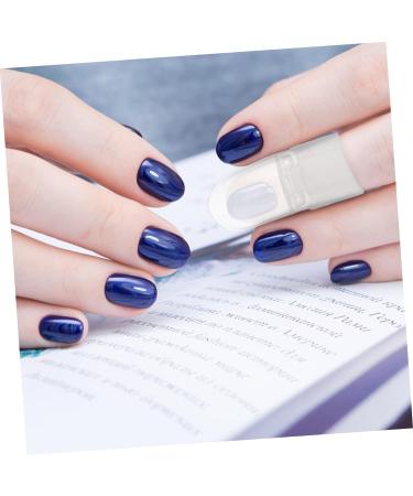 minkissy 20pcs Nail Case Blue Headband Bow Hat Protector Nail Polish Tip Reusable Soak off Caps Nail Soak off Hide Money Nail Monomer Dish Finger Nail Protector Tip Manicure Plastic Cover 4x2cm As Shown - Buy Online on GoSupps.com