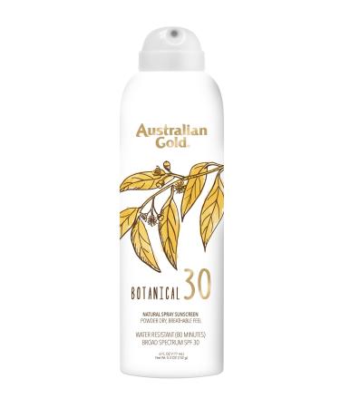 Australian Gold Botanical SPF 30 Natural Sunscreen Spray  Broad Spectrum Sunblock  Formulated with Antioxidants-Rich and Natural Native-Australian Ingredients  Citrus Oasis Fragrance  6 Fl Oz Continuous Spray 6 Ounce (Pa... - Buy Online on GoSupps.com