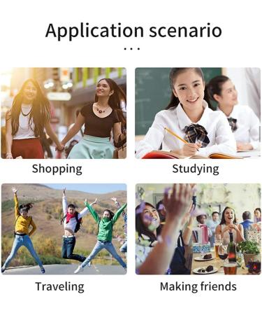 Smart Language Translator Device Two Way Instant Voice Translator 2.4Inch HD Touch Screen Supports 155 Languages for Travelling Learning Business Good Times - Buy Online on GoSupps.com