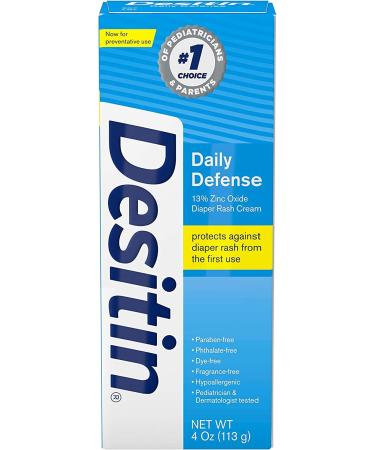 Desitin Rapid Relief Diaper Rash Ointment Creamy 4 oz / 113 g - Soothes and Protects Baby's Skin - Buy Online on GoSupps.com