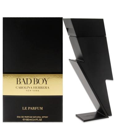 Carolina Herrera Bad Boy Le Parfum EDP Spray Men 3.4 oz Fresh 3.4 Fl Oz (Pack of 1)