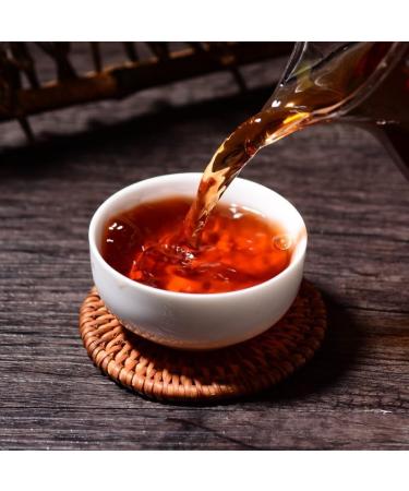 HELLOYOUNG 357g Th Pu'er naturel chinois original du Yunnan Th vert biologique labor selon des techniques traditionnelles la saveur intense et au go t doux et sucr Th pu-erh Pu'er Tea - Buy Online on GoSupps.com