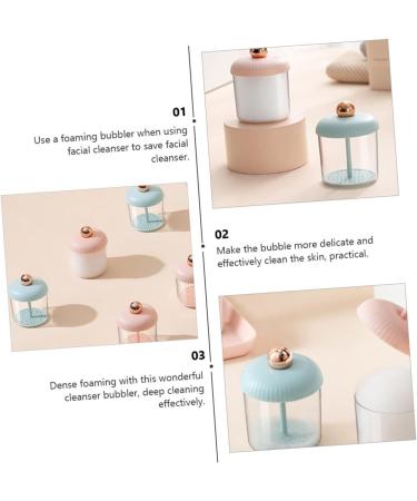 DOITOOL Sparkling Bottle Foaming Pump Bottle Facial Skincare Whip Maker Skin Care Foaming Bottle Holder Face Wash Facial Cleanser Foams Maker Abs Sparkling Cup Handwashing Fluid 10.50X7.80X7.80CM Blue - Buy Online on GoSupps.com