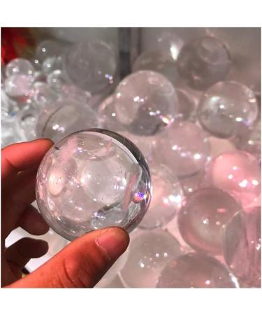 Natural Crystal Rough Fused Stone Beautiful White Quartz Stone Magic Ball phototherapy Crystals Home Goods - Buy Online on GoSupps.com