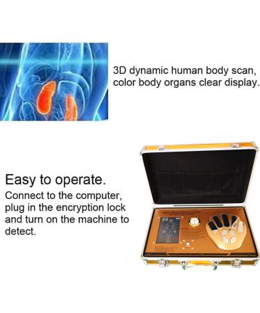 3D Quantum Analyzer Portable Health Body Detector Smart Dynamic Human Cell Meridian Detector Quickly and Accurately Test Physical Health for All Windows System - Buy Online on GoSupps.com