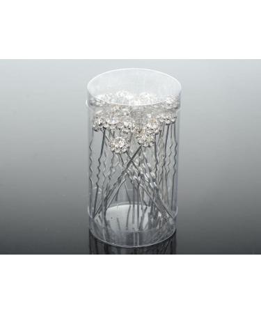 Yantu 20 Pcs Bridal Flower Crystal Hair Pins for Wedding Hair Jewelry - Buy Online on GoSupps.com